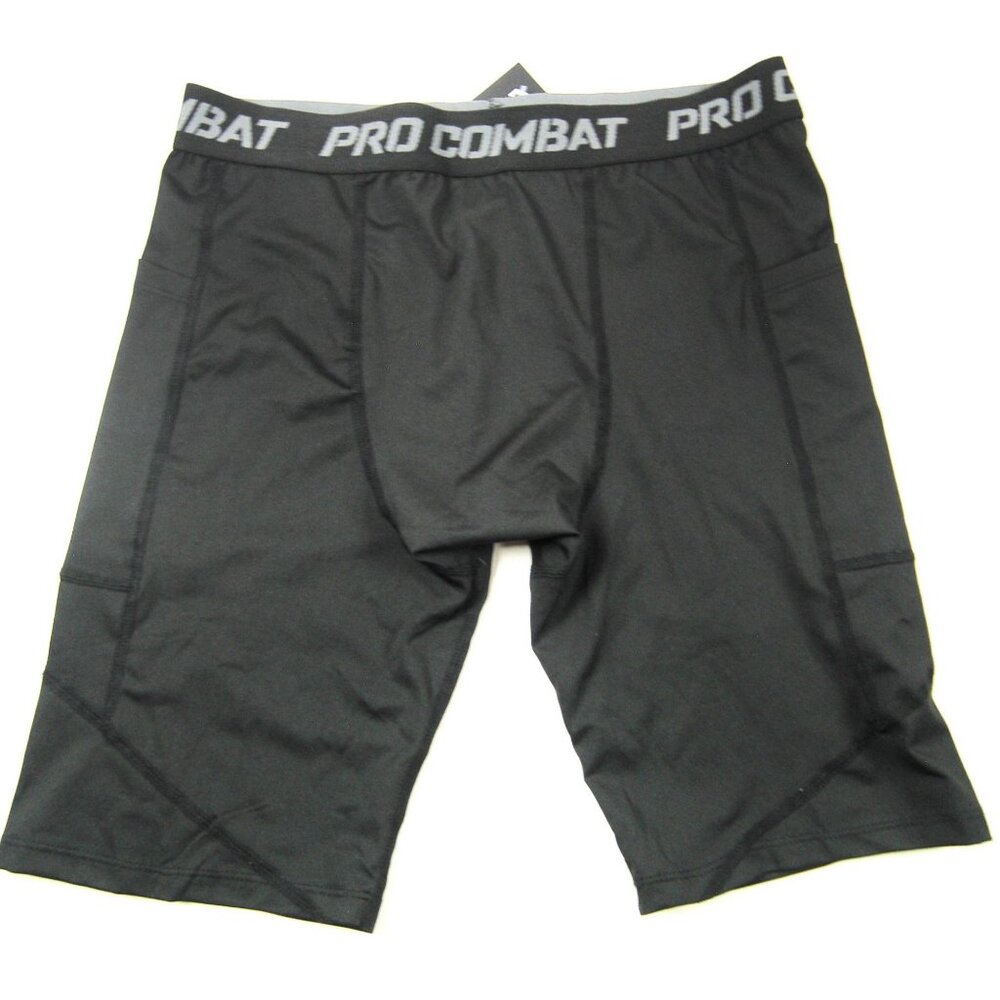 Pro Combat Performance Compression Shorts Athletic Baselayer Workout Gym Sports